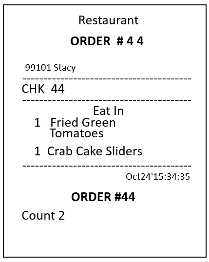 This figure shows an example image of a deli chit.