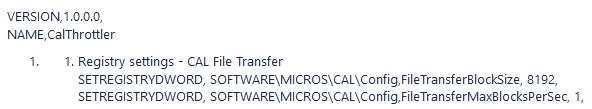 This figure shows an example of the setup.dat file after modifications. This figure shows an example of the setup.dat file after modifications.