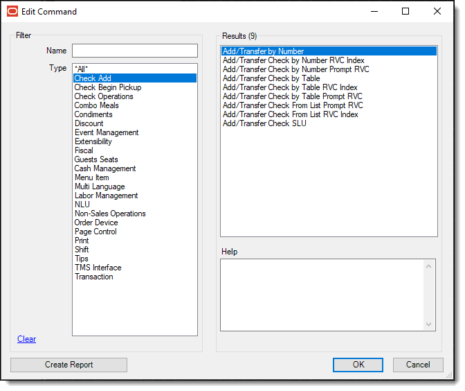 This figure shows how to assign the Add/Transfer by Number function in the Page Design module.