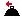 This figure shows the Previous Course Indicator icon, which is a domed platter with a red arrow pointing left.