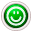 This figure shows the Call Guest icon, which is a green circle with a smiley face.