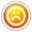 This figure shows the No Show icon, which is an orange circle with a frowning face.