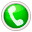 This figure shows the Phone Reservation icon, which is a green circle with a phone.