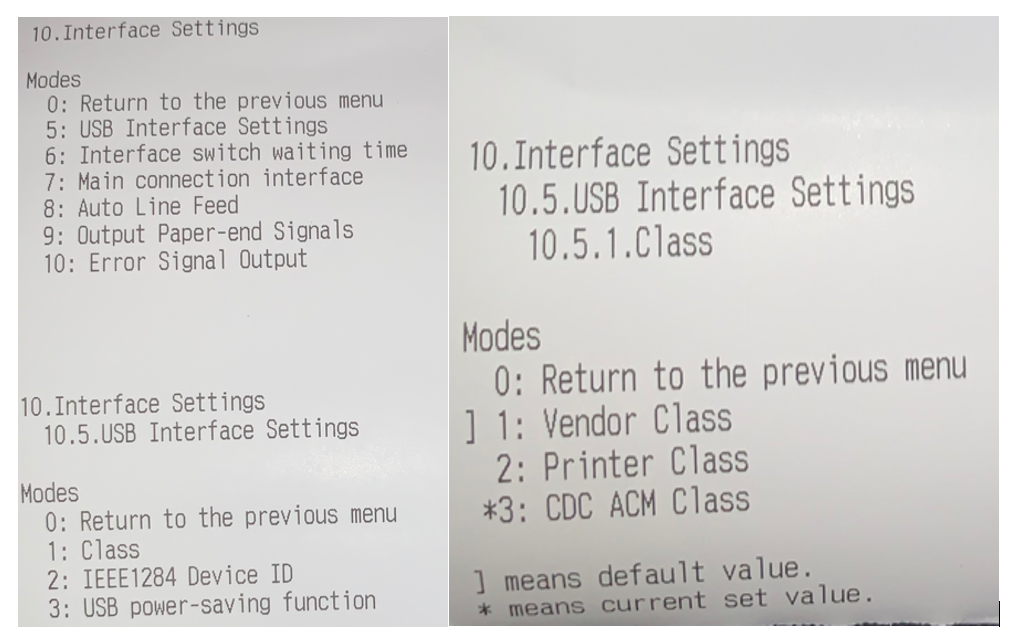 This image shows the CDC-ACM confirmation receipt. This image shows the CDC-ACM confirmation receipt.