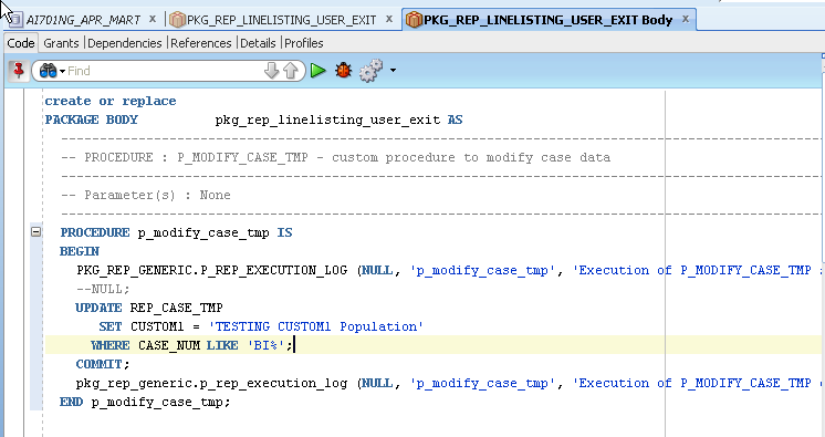 Populate New Column in User Exit Package Populate New Column in User Exit Package