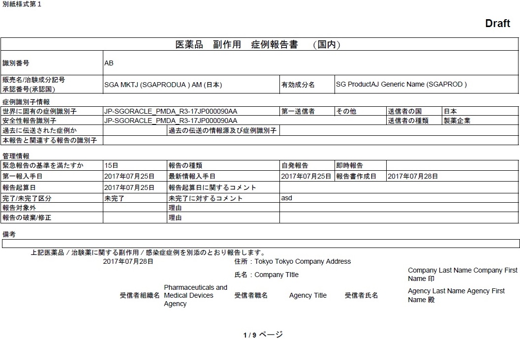 Sample (R3) Report