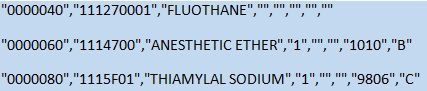 Sample drugnameenglish.txt