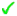 Syntax icon. Rule is valid.