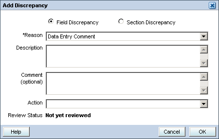 Add Discrepancy