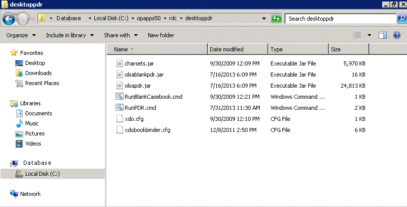 Sample PC Desktop Showing the desktoppdr Folder Sample PC Desktop Showing the desktoppdr Folder