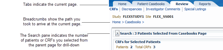 Breadcrumb and Selection Indicator Display Breadcrumb and Selection Indicator Display