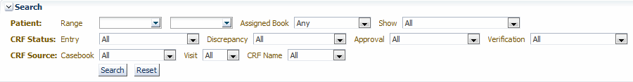 Search pane Search pane