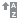 Shows A to Z with up arrow icon