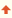 Shows red up arrow icon