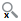 Icon is a magnifying glass with an X.