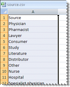 upload field values