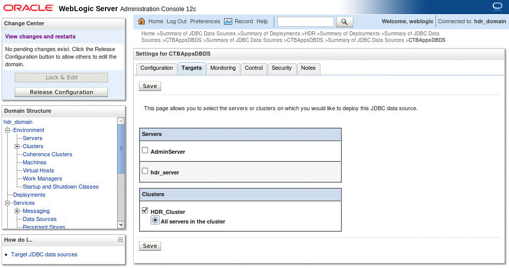 Settings for HdrDataSource