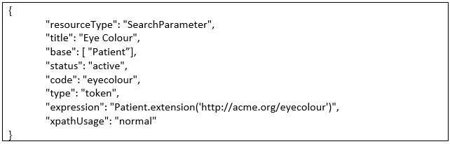 Example—Custom search parameters Example—Custom search parameters
