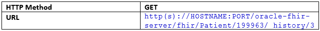 Request: FHIR vRead operation Request: FHIR vRead operation