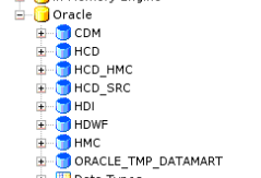 Screenshot showing list of schemas Screenshot showing list of schemas