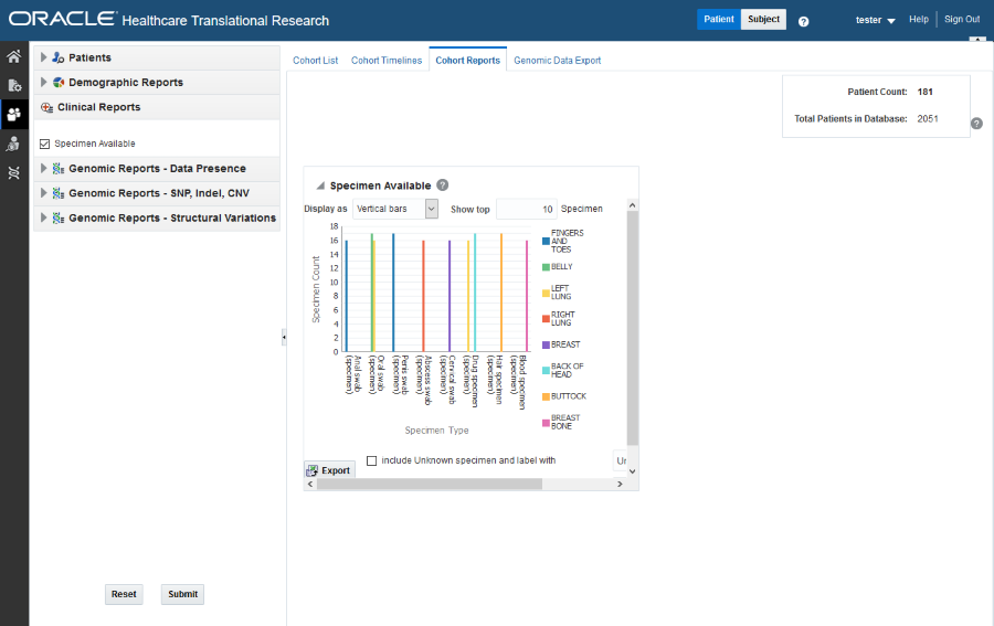 Image shows how clinical reports look. Image shows how clinical reports look.