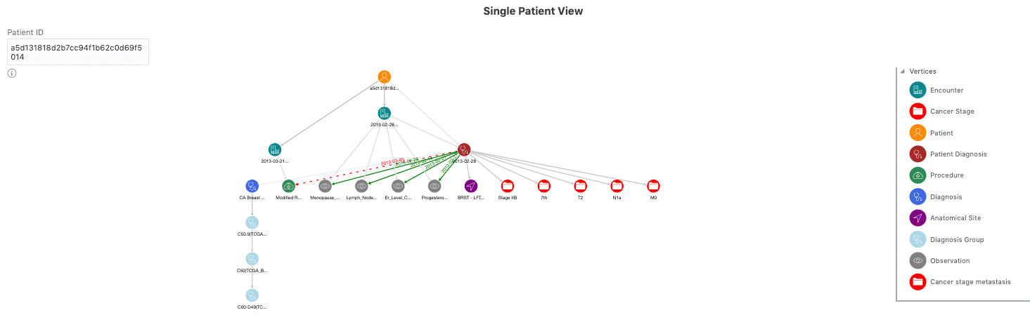 Patient Journey showing all of the clinical elements for a single patient. Patient Journey showing all of the clinical elements for a single patient.