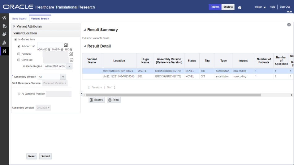 Search for variants using attributes Search for variants using attributes