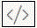 The icon shows angle brackets surrounding a forward slash. The icon shows angle brackets surrounding a forward slash.