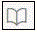 The icon shows an open book. The icon shows an open book.