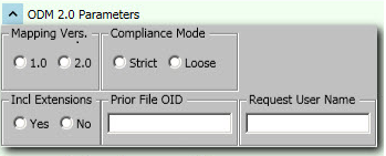 ODM parameters