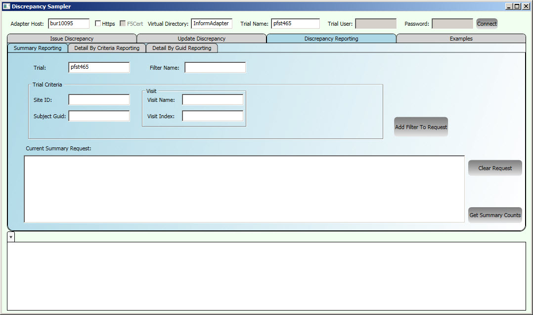 Discrepancy Reporting