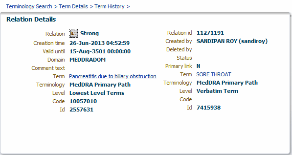 Description of "Figure 14-14 Relation Details Window" Description of "Figure 14-14 Relation Details Window"