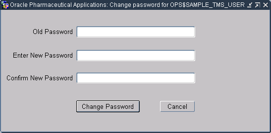 Description of "Figure 1-1 Change Password Window"