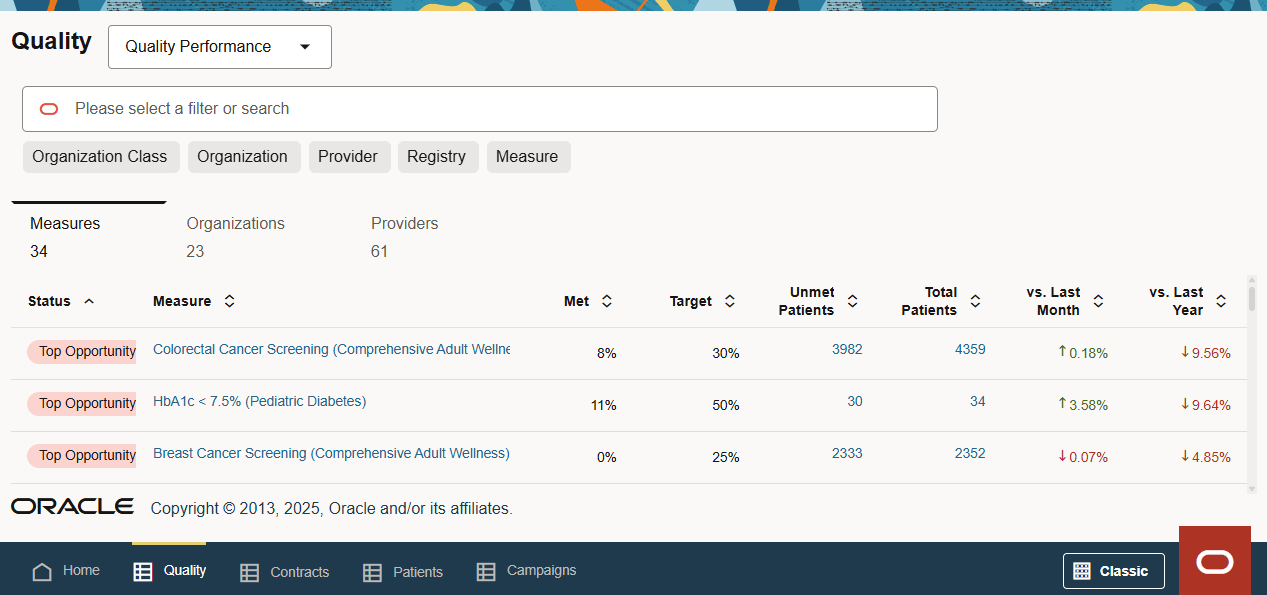 Description of qm-qualityperformancedashboard-v2.png follows Description of qm-qualityperformancedashboard-v2.png follows