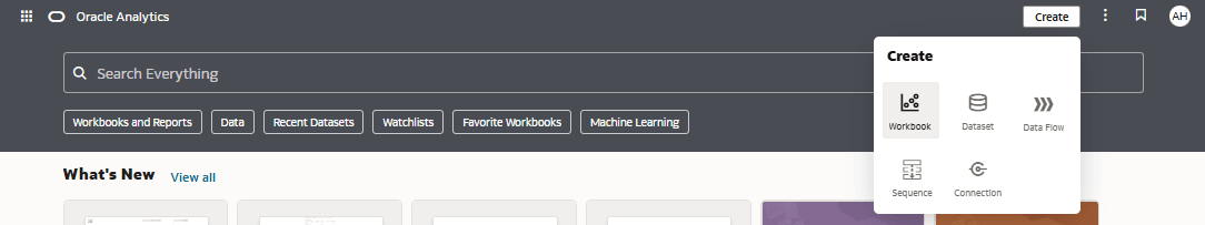 Create New Workbook