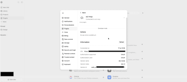 ChatGPT verify plugin screen.