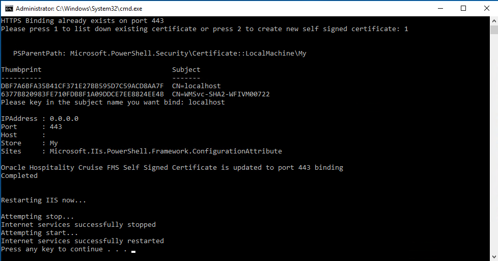 IIS  Server Configuration