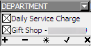 This figure shows the Department checkbox This figure shows the Department checkbox