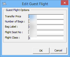 This figure shows the Edit Flight Assignment This figure shows the Edit Flight Assignment
