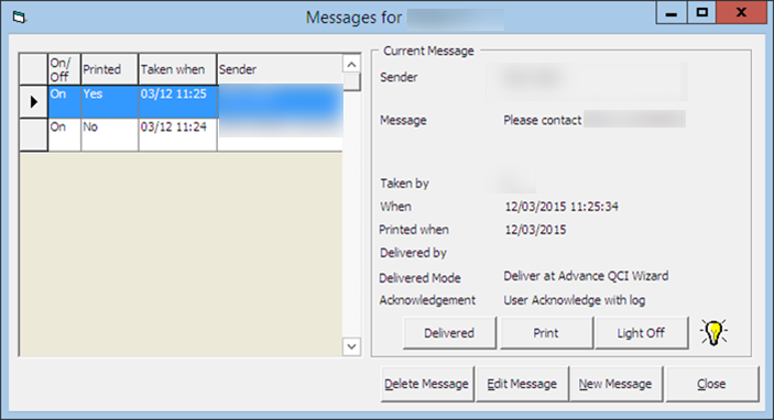 This figure shows the Message Form This figure shows the Message Form
