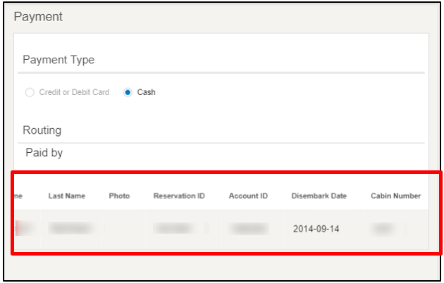 This figure shows the assigned payer profile in Payment Routing.