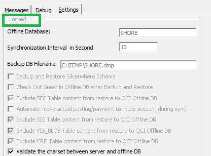 This figure shows the locked status in Synchronization Process for Database using TDE.