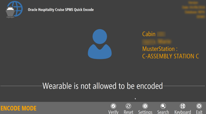 This figure shows the Encode Mode for Non Ving RFID Card