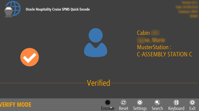 This figure shows the Wearable Successfully Verified