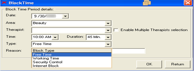 This figure shows the Block Time