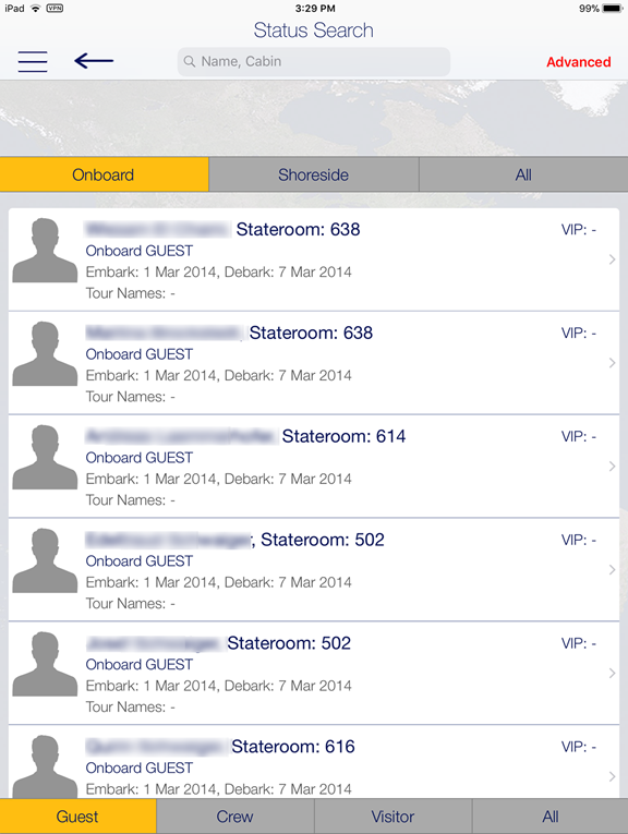 This figure shows the Status Search Page. This figure shows the Status Search Page.