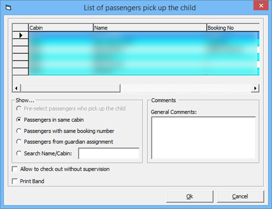 This figure shows the Child Locator Pick Up