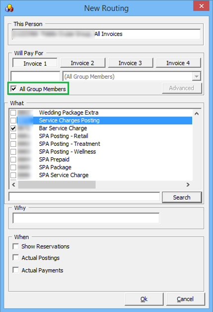 This figure shows the Group Routing