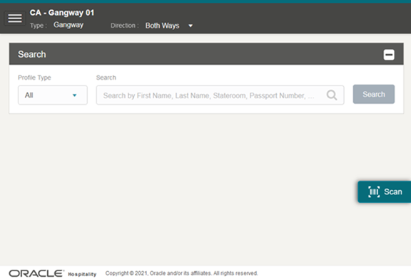 This figure shows the People Movement Page