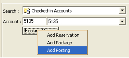 This figure shows the Add Posting This figure shows the Add Posting